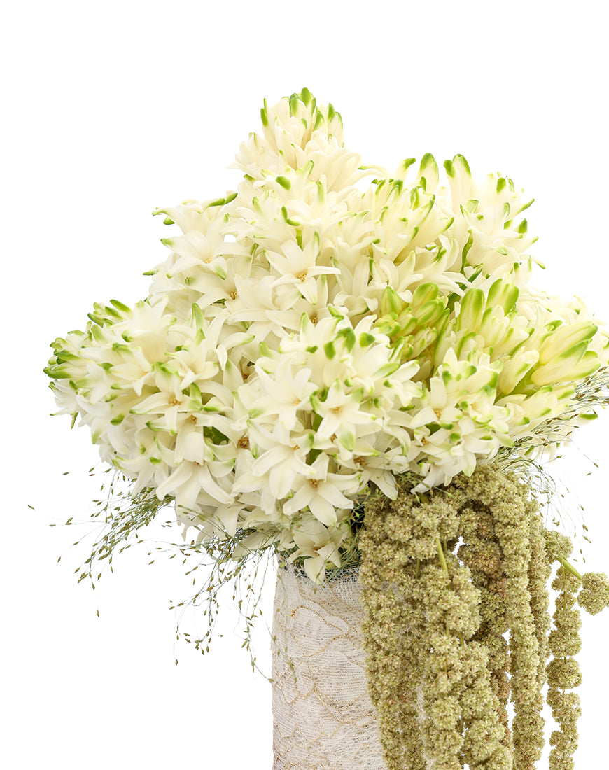 Ivory Cascade Bridal Bouquet - Image 3