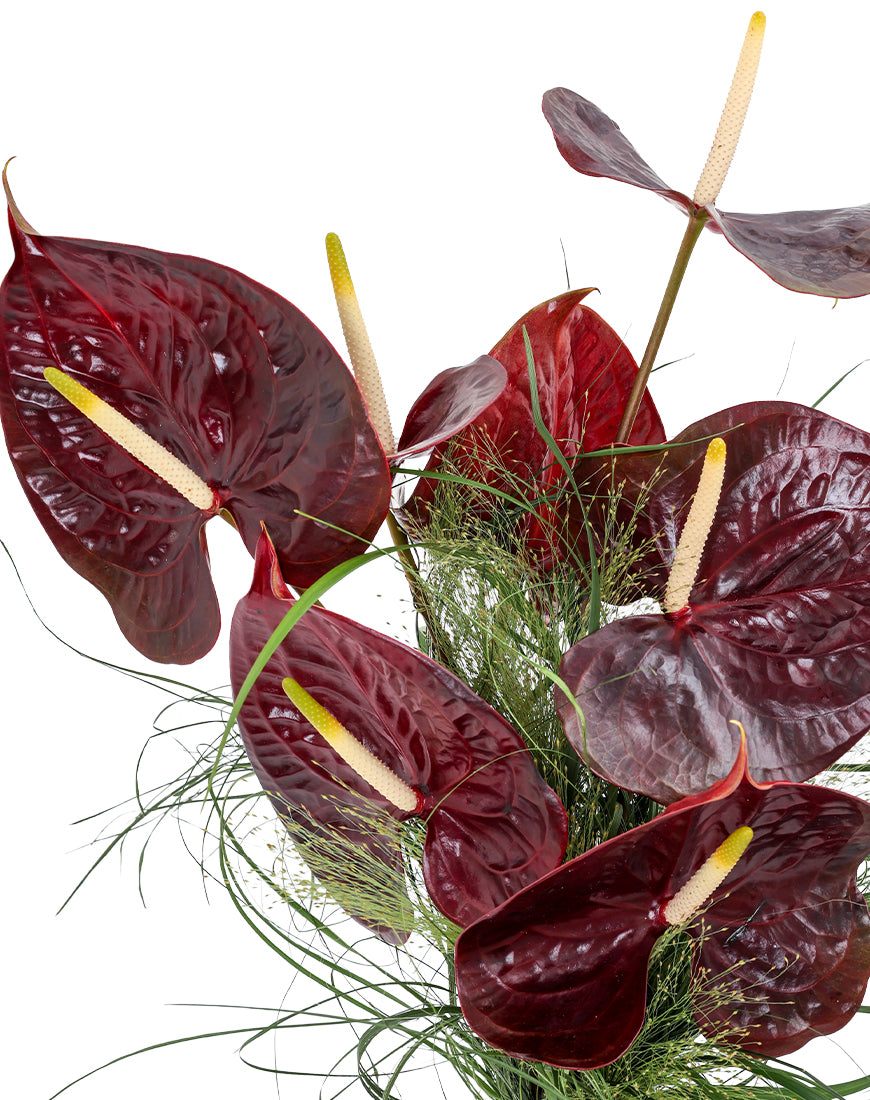 The Crimson Bride Bridal Bouquet - Image 2