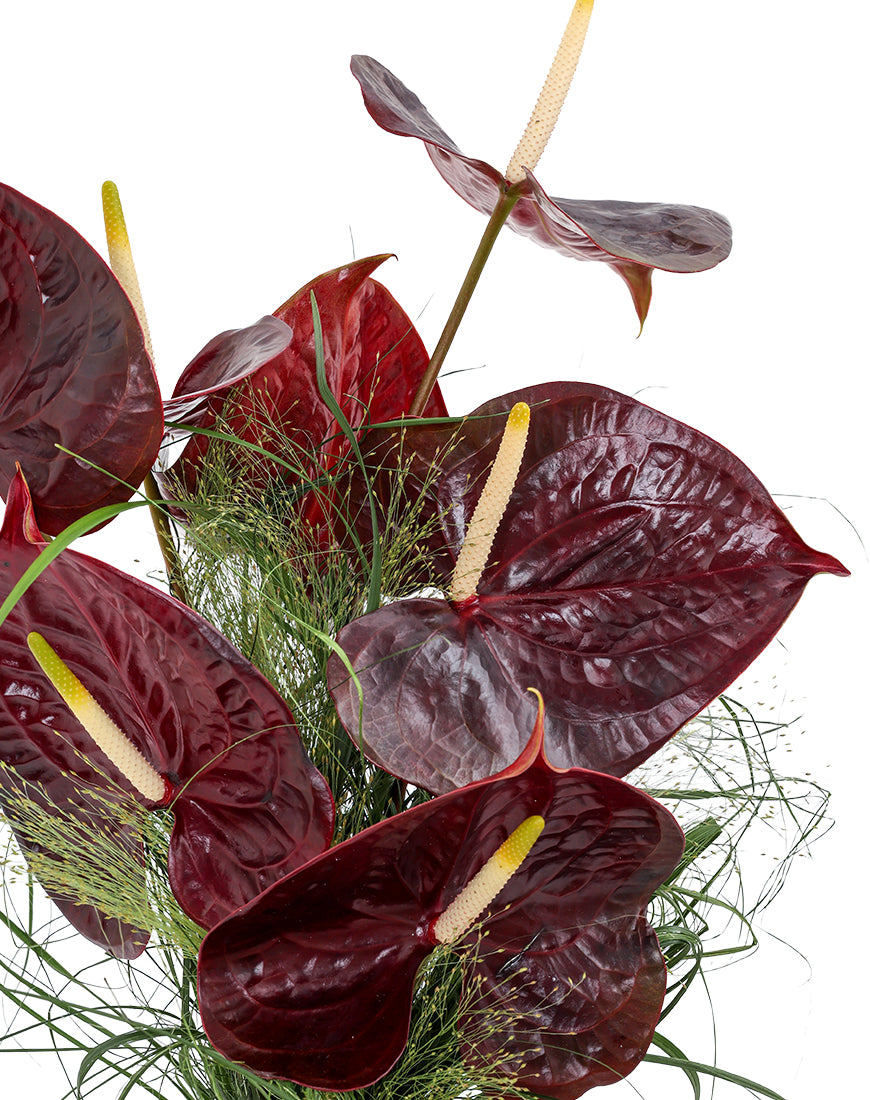The Crimson Bride Bridal Bouquet - Image 3