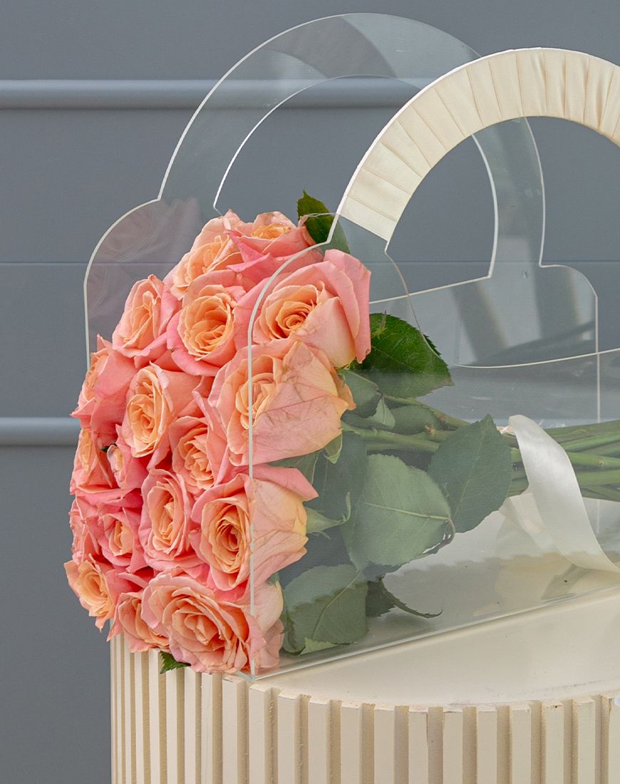 Acrylic Hang Bag Ecuador Orange Rose - Image 6