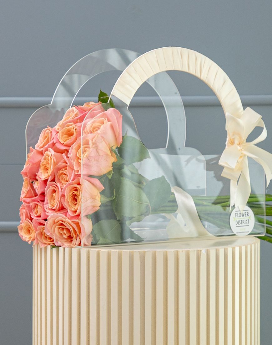 Acrylic Hang Bag Ecuador Orange Rose - Image 9