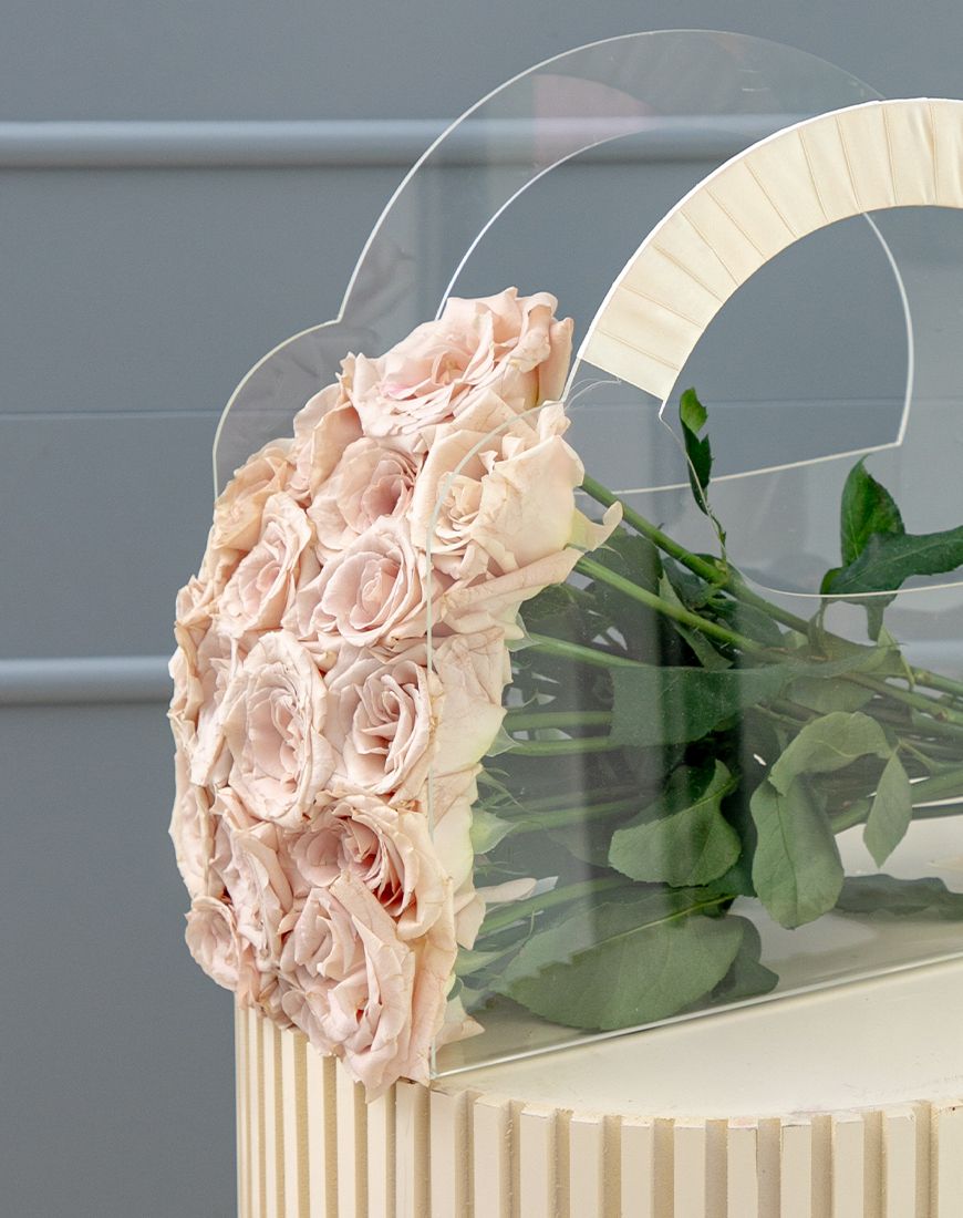 Acrylic Hang bag Ecuador Quicksand Rose - Image 6