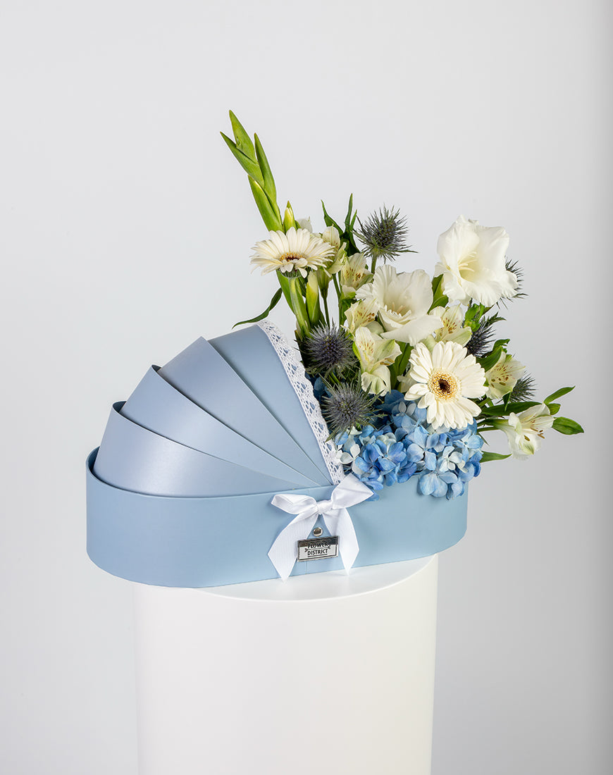 Baby Boy Born Flower Arrangement - Image 2