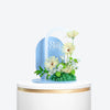 Baby Boy Gerbera Arch Stand