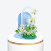 Baby Boy Gerbera Arch Stand