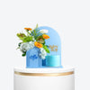 Baby Boy Sunshine Basket with Cake