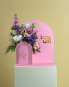 Baby Girl Arch Floral Arrangement