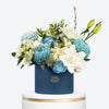 Blue & White Blooms Large Box Arrangement