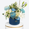 Blue & White Blooms Large Box Arrangement