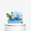 Blue Bloom Baby Boy Tray with Frame