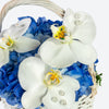 Blue Hydrangea & Orchid Elegance Basket image02