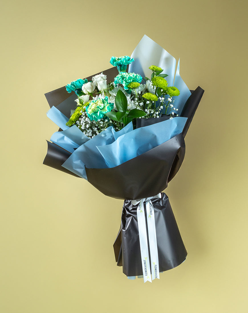 Blue Mint Celebration Bouquet