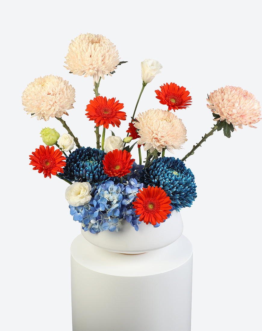 Blue Radiance Flower Vase - Image 2
