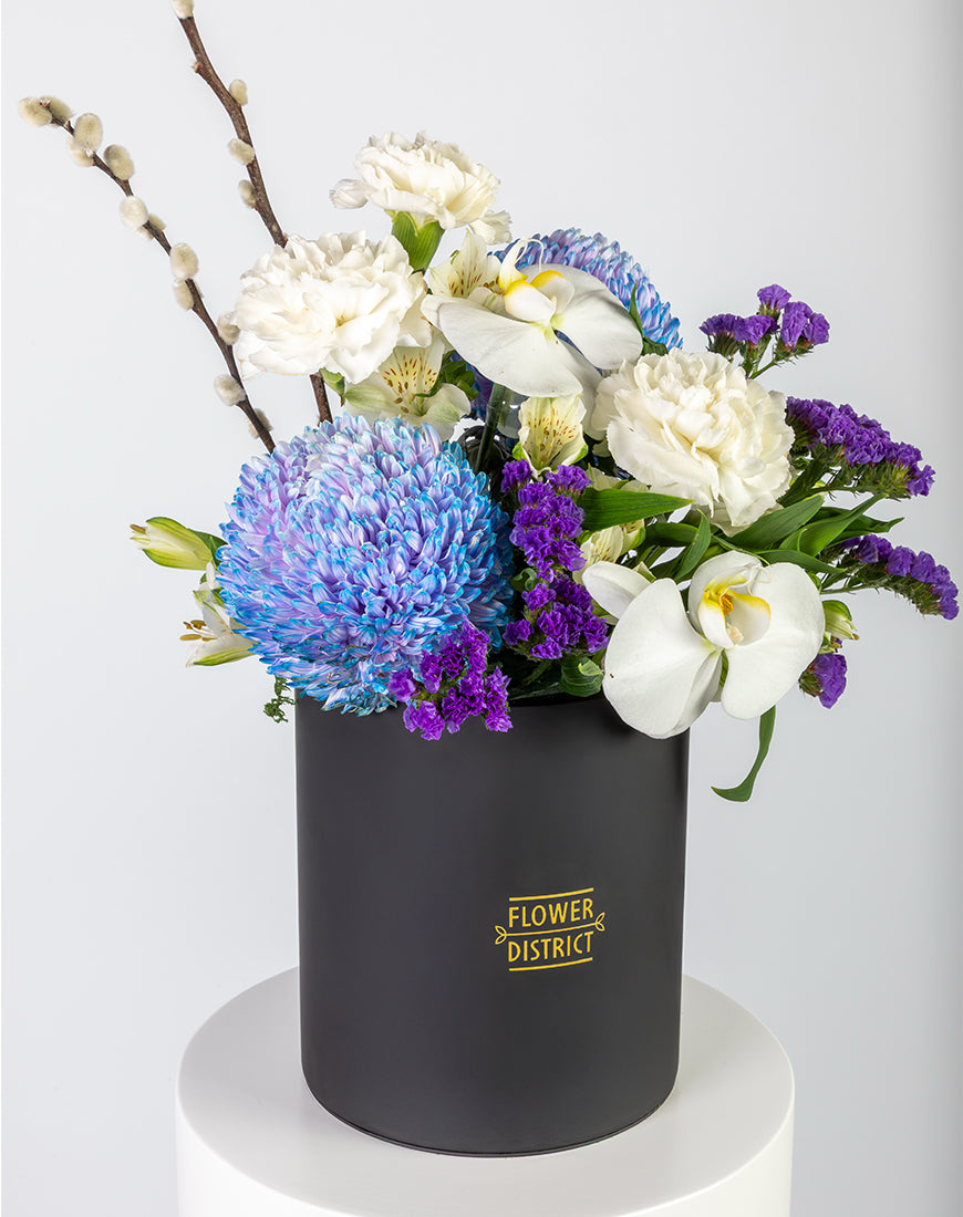 Blue & White Grace Medium Box Arrangement - Image 2