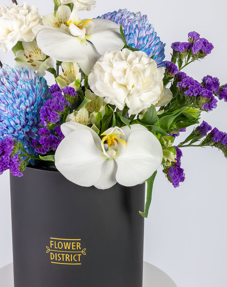 Blue & White Grace Medium Box Arrangement - Image 3
