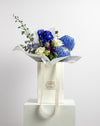 Blue & White Harmony Flower Bag