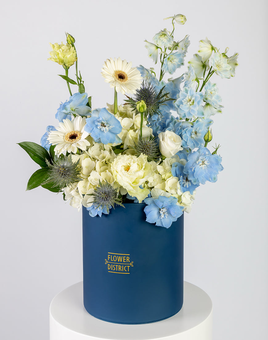 Blue & White Harmony Medium Box arrangement - Image 2