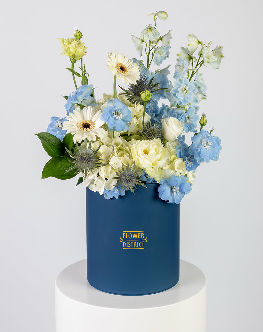 Blue & White Harmony Medium Box arrangement - Image 5