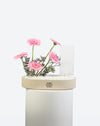 Blush Bloom Leather Tray With Money Box