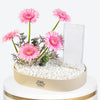 Blush Bloom Leather Tray With Money Box