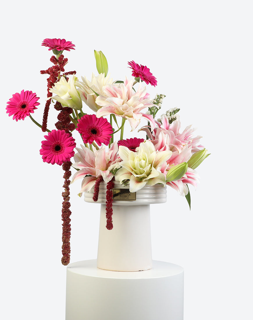 Blush Charm Flower Vase