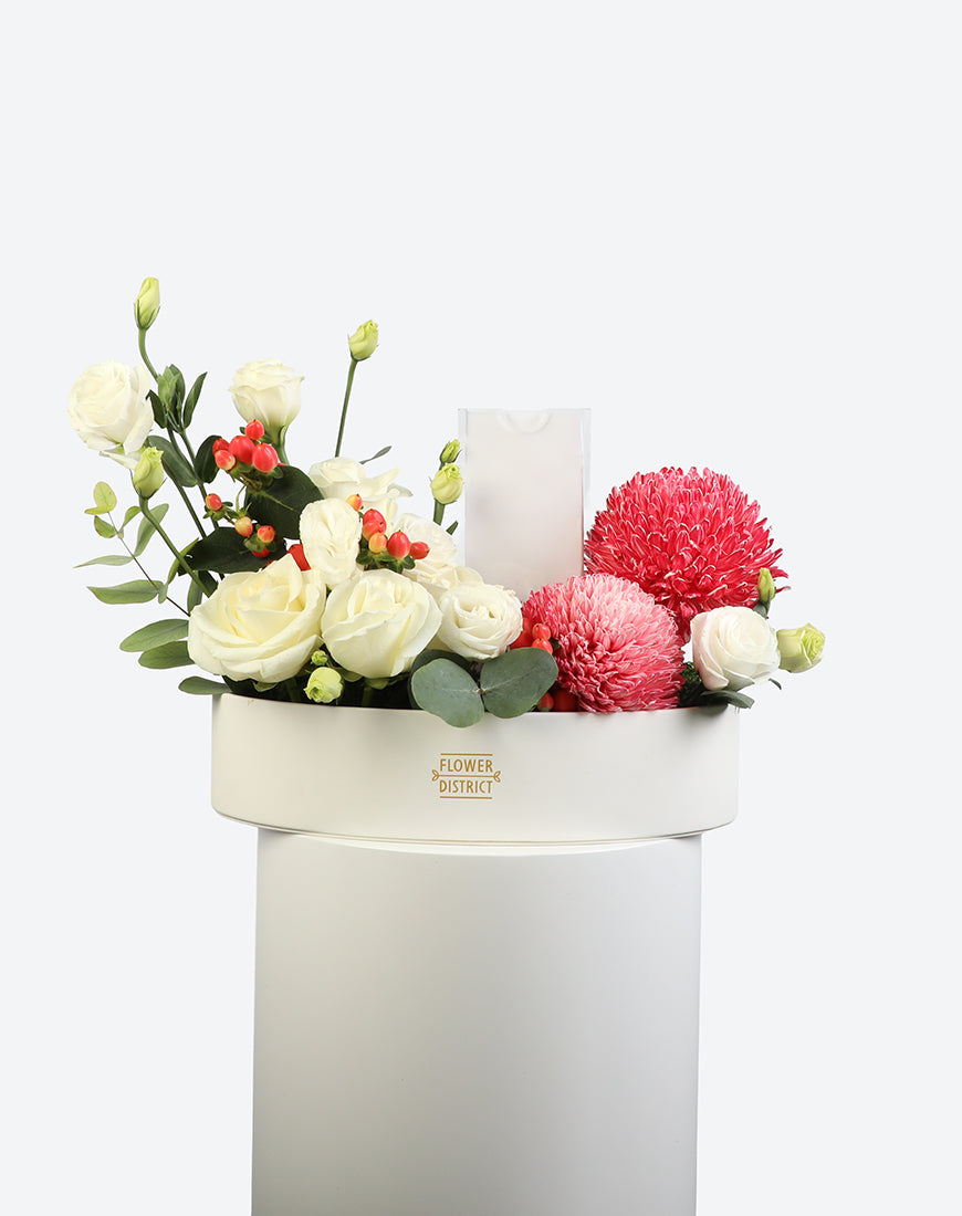 Blush Harmony Leather Tray With Money Box