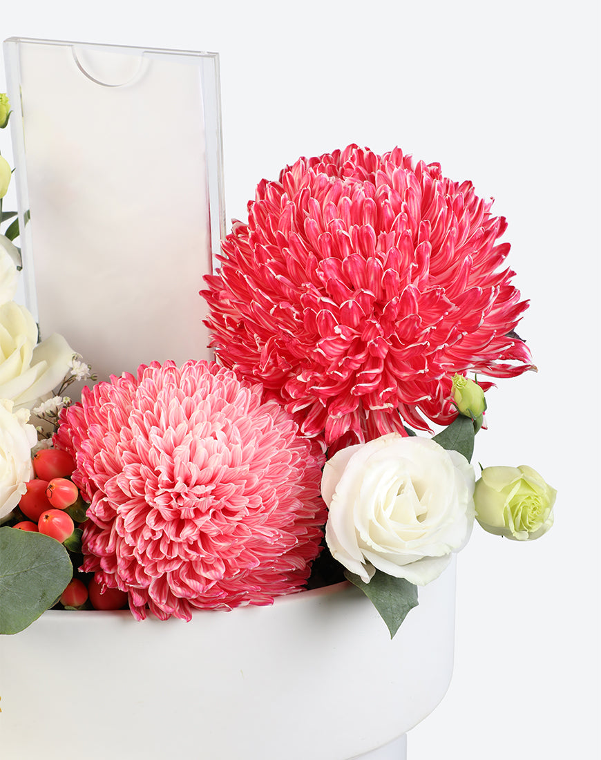 Blush Harmony Leather Tray With Money Box - Image 3