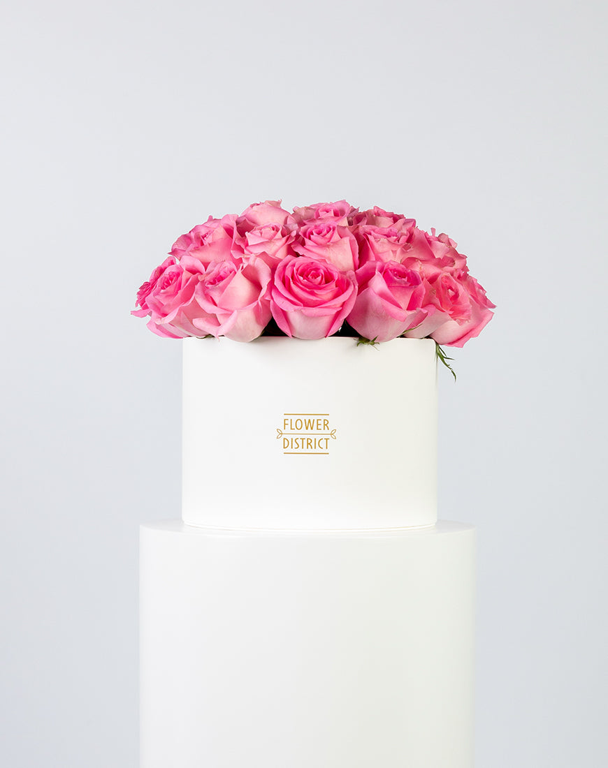 Blush Pink Rose Large Box Arrangement