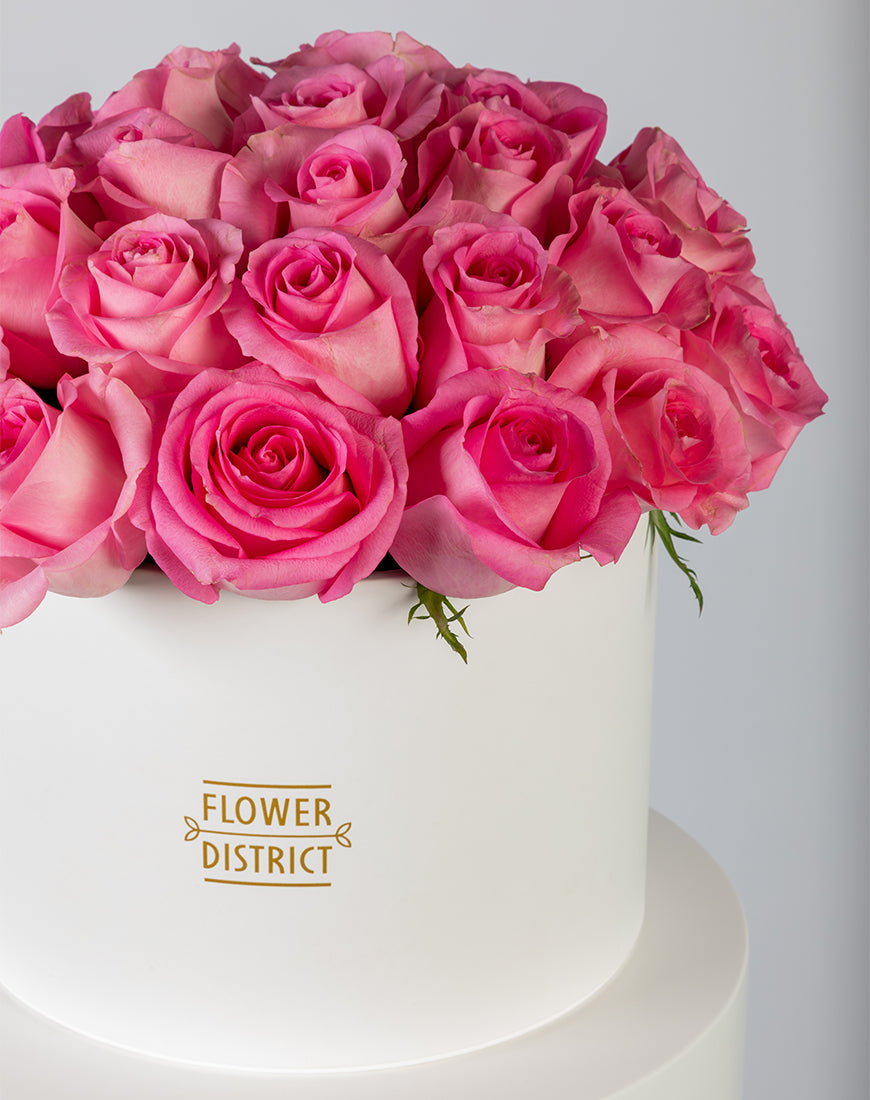 Blush Pink Rose Large Box Arrangement - Image 3