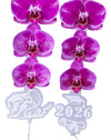 Blushing Orchid Graduation Flower Necklace - Image 2
