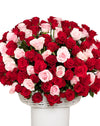 Blushing Paradise Extra Large Rose Basket Arrangement - Image 3
