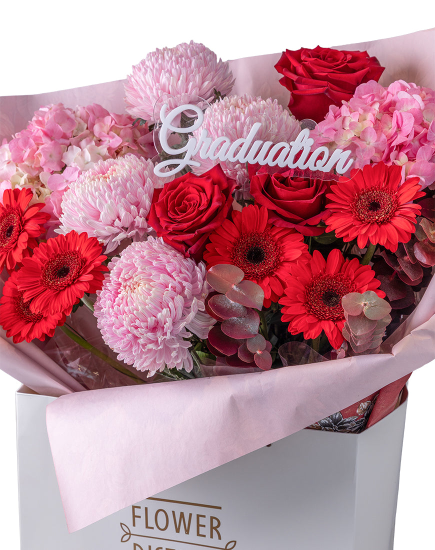 Bold And Bright Graduation Special Bouquet - Image 2