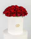 Elegant Red Roses Medium Box Arrangement - Image 2