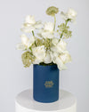 Elegant White Rose & Ammi Small Box Arrangement - Image 4