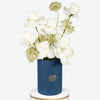 Elegant White Rose & Ammi Small Box Arrangement
