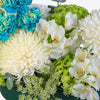 Emerald Glow Leather Tray Arrangement
