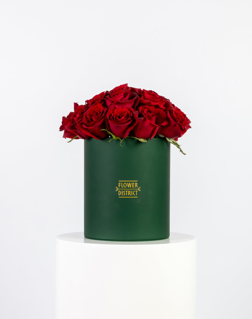 Eternal Red Rose Medium Box Arrangement