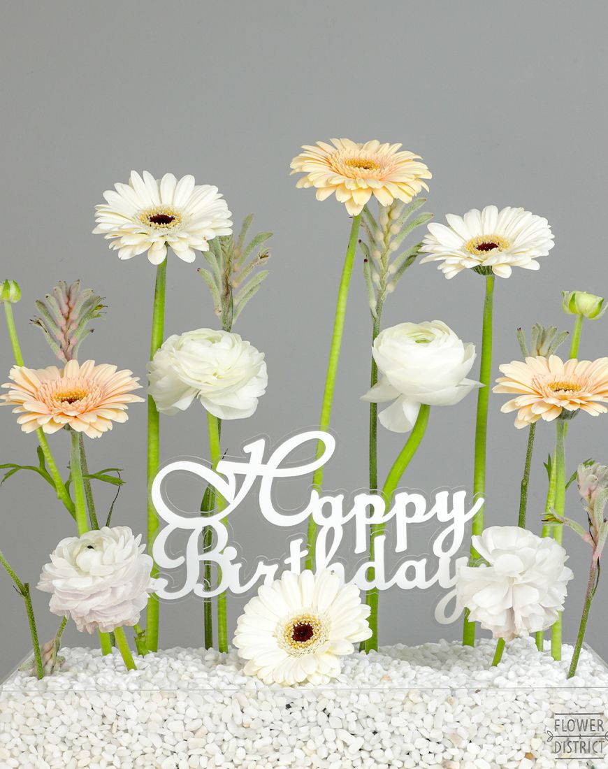 Birthday Bliss Blooms Tray - Image 2