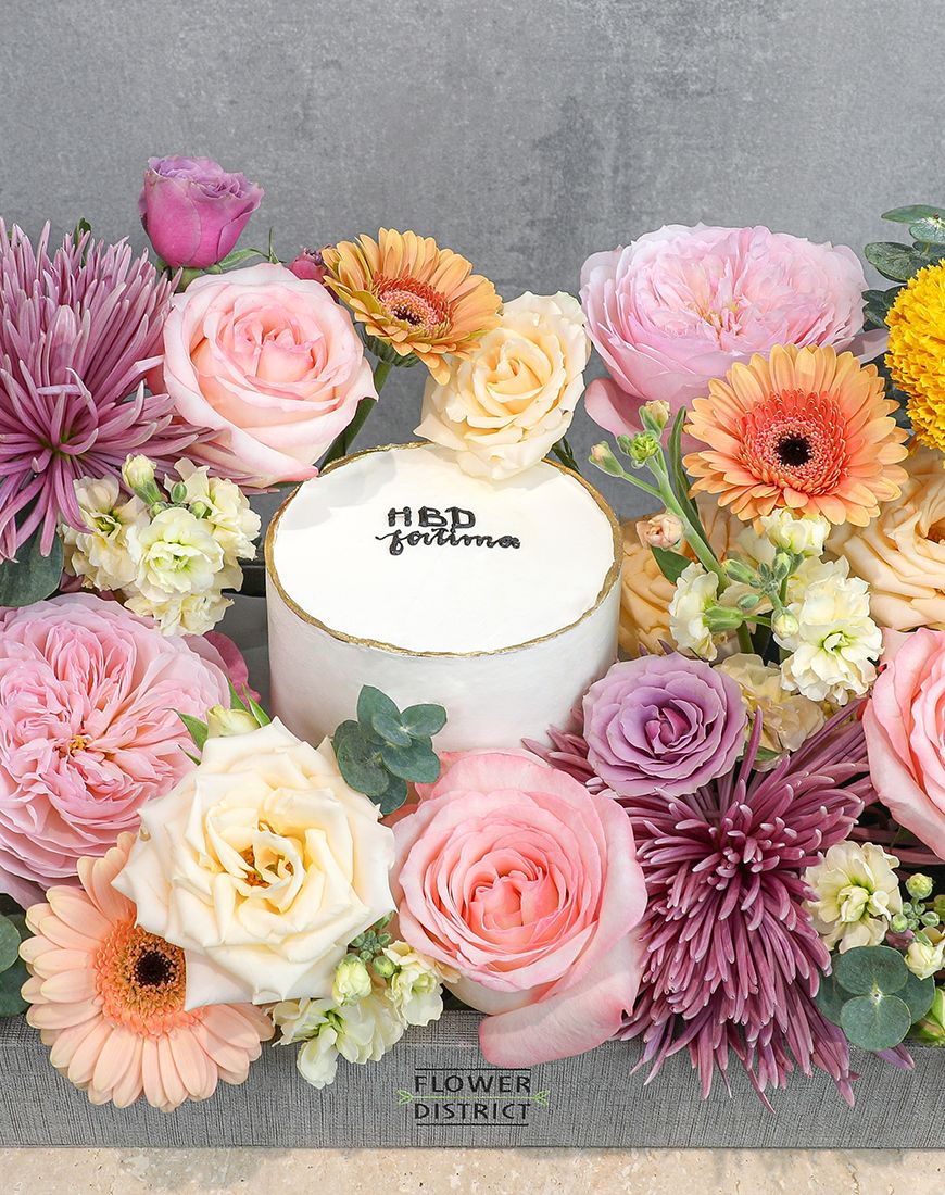 Cake Blossom Delight Tray - Image 2