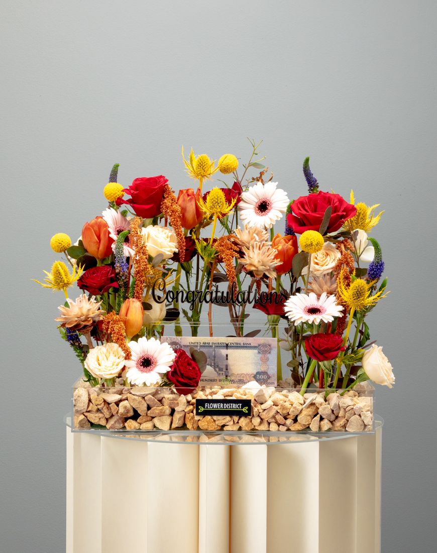 Congratulation Flower Arrangement