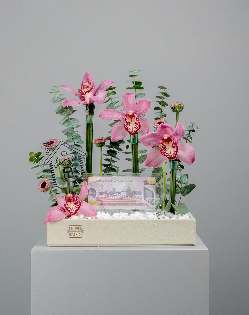 Cymbidium Gift Money Tray