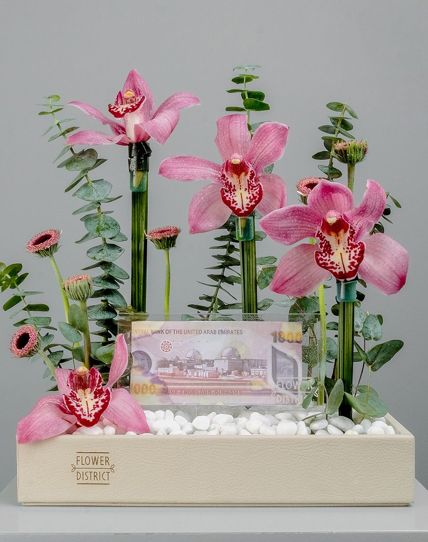 Cymbidium Gift Money Tray - Image 2