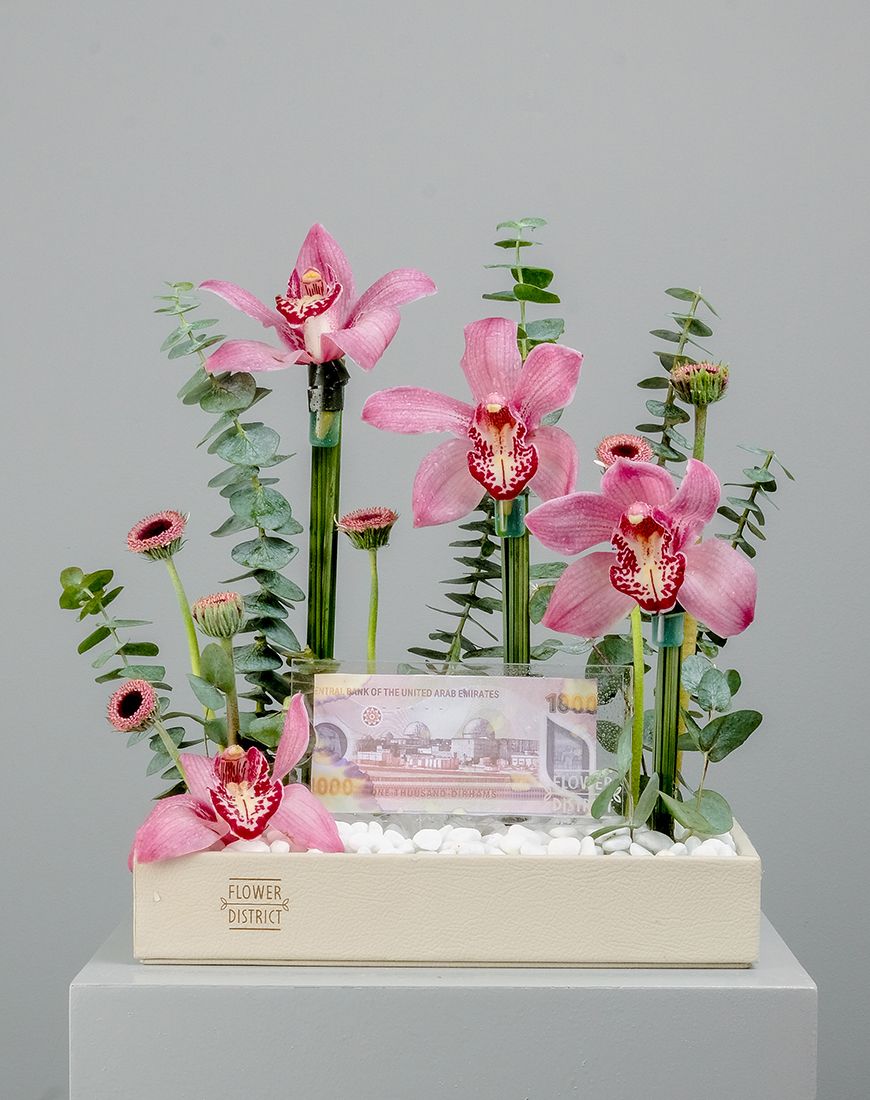 Cymbidium Gift Money Tray - Image 3