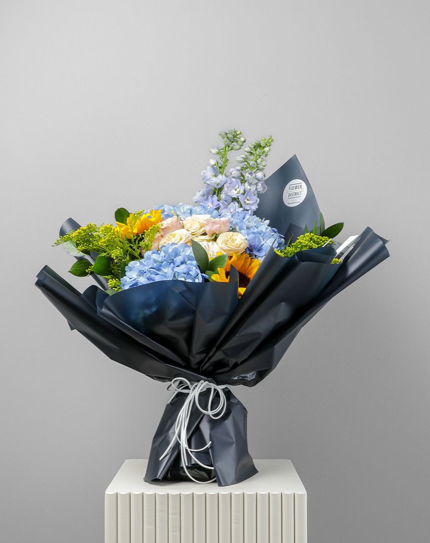 Flowers Bouquets - Hydrangea Blue - Image 3