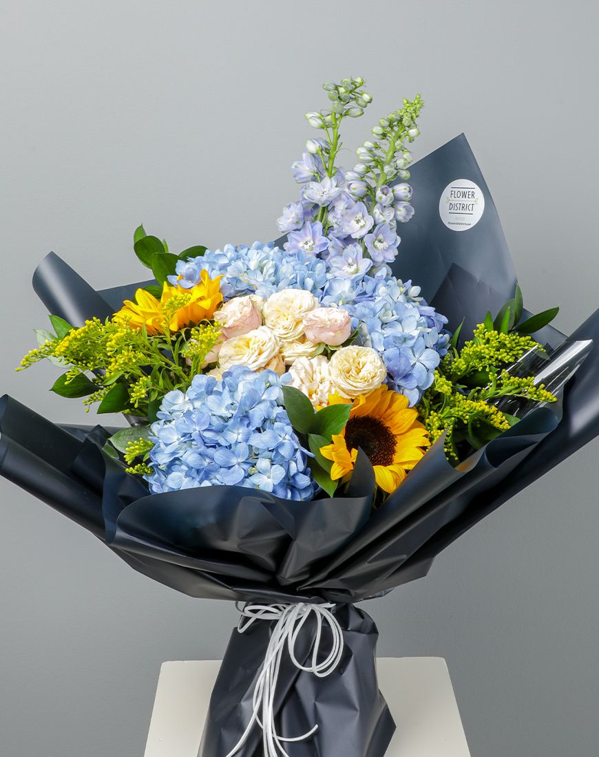 Flowers Bouquets - Hydrangea Blue - Image 6