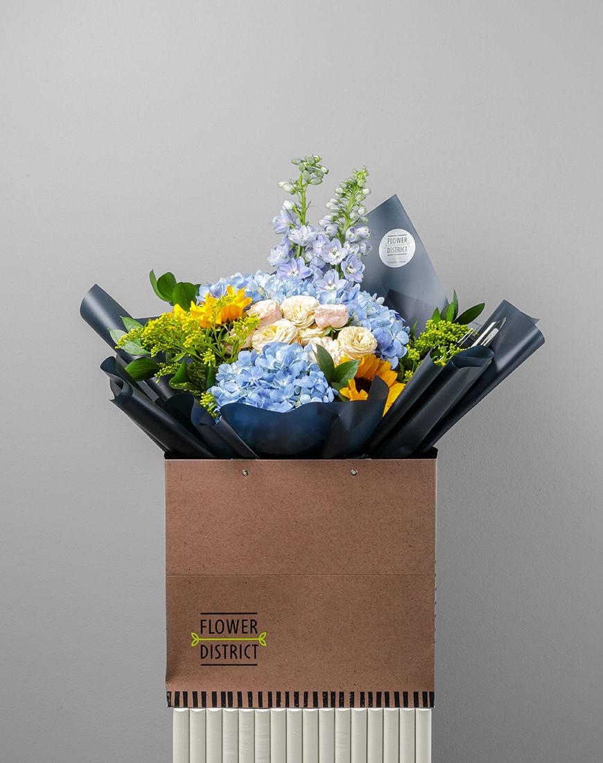 Flowers Bouquets - Hydrangea Blue - Image 9