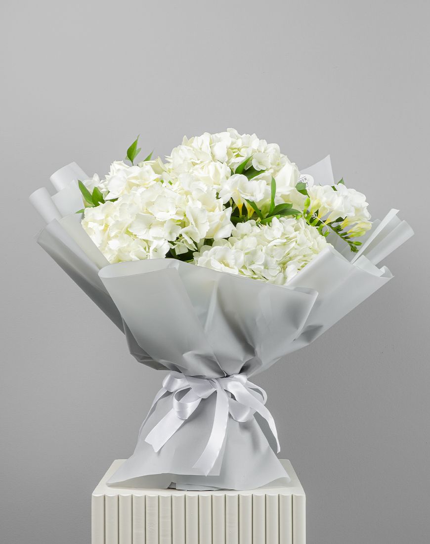 Flowers Bouquets - Hydrangea White - Image 3