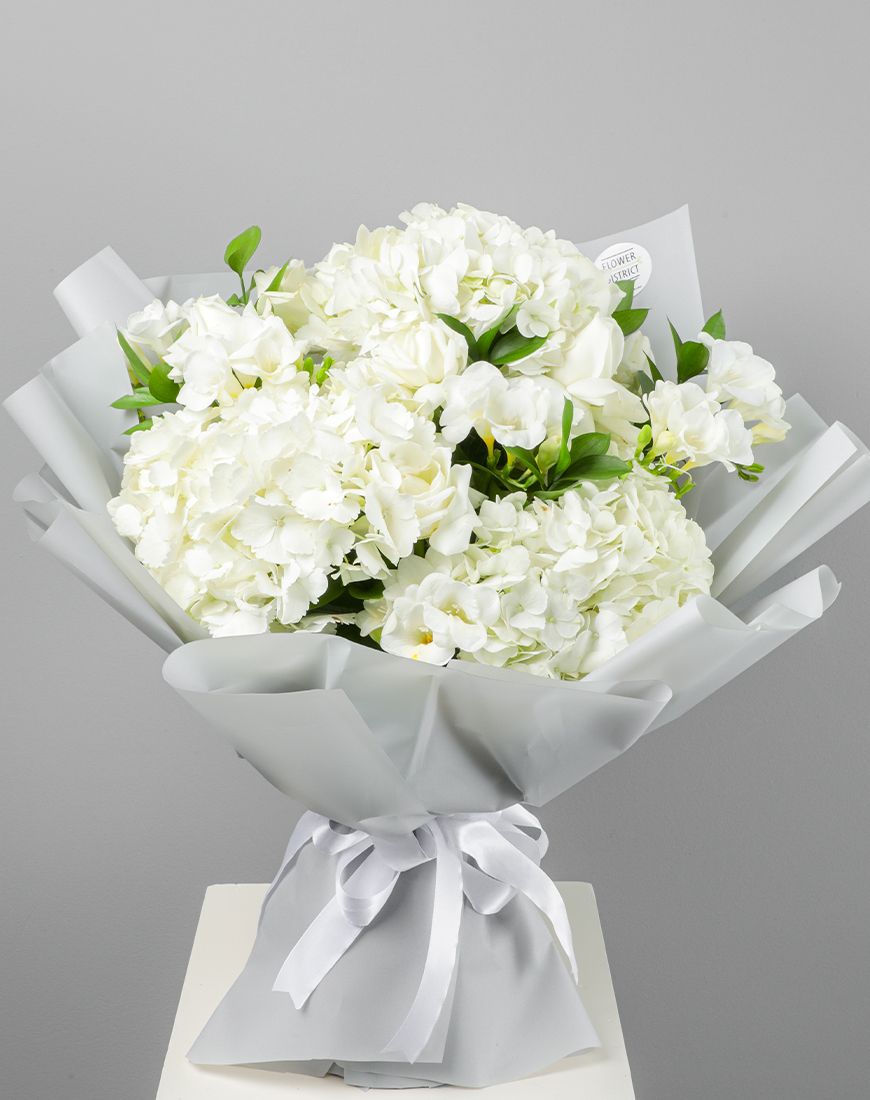 Flowers Bouquets - Hydrangea White - Image 6