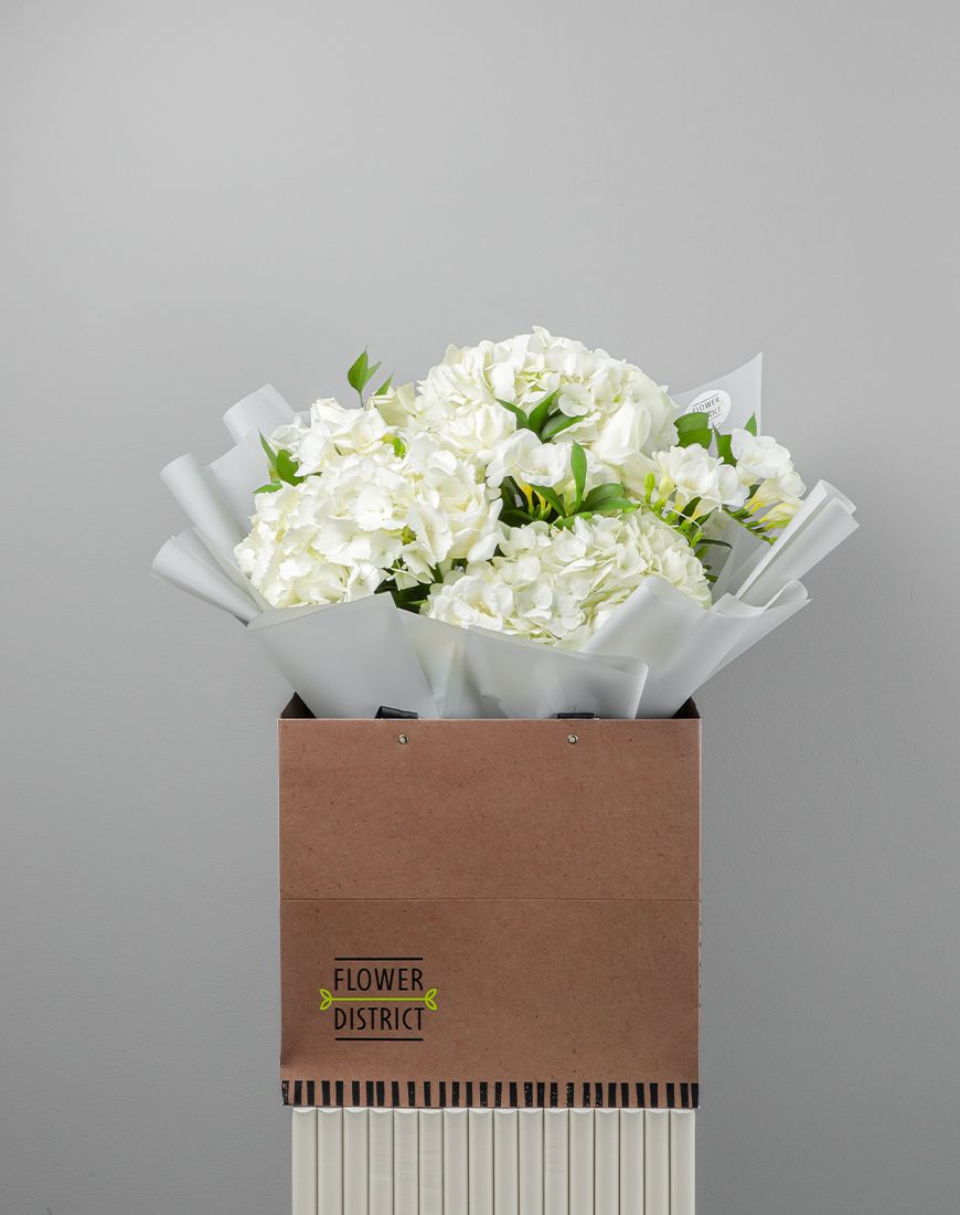 Flowers Bouquets - Hydrangea White - Image 9