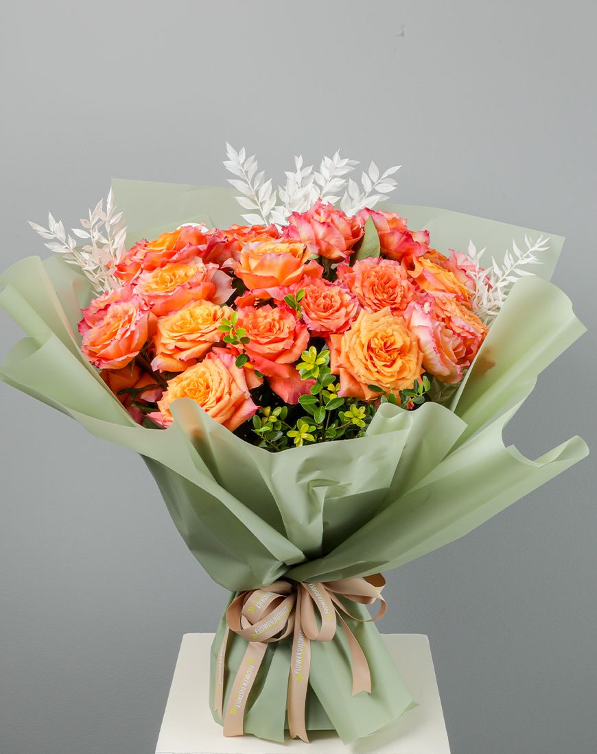 Flowers Bouquets - Rose Orange - Image 6